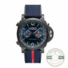 Panerai Luminor Chrono Carbotech replica PAM01519 blue dial Luna Rossa edition