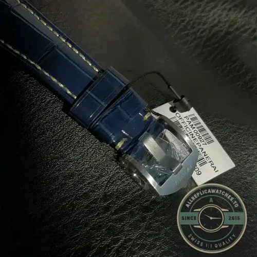 Panerai Replica Luminor Due replica PAM00927 blue sandwich dial steel case