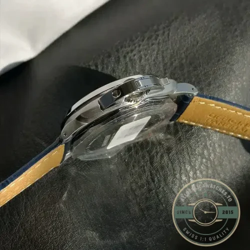 Panerai Replica Luminor Due replica PAM00927 blue sandwich dial steel case