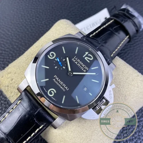 Panerai Luminor Marina 1950 replica PAM 1312 black sandwich dial steel case