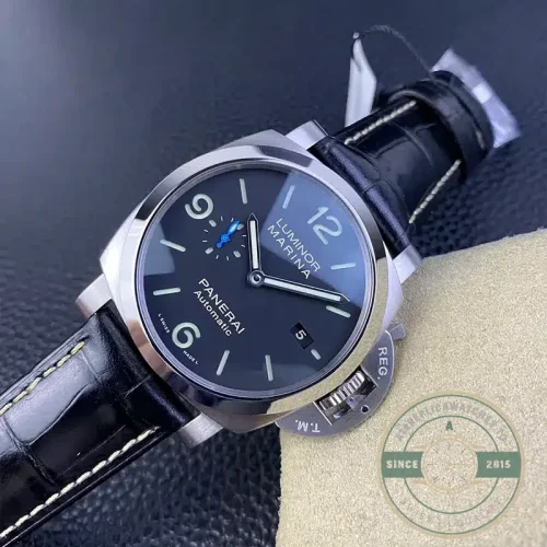 Panerai Luminor Marina 1950 replica PAM 1312 black sandwich dial steel case