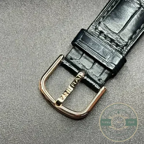 Panerai Radiomir replica PAM598 Goldtech case blue sandwich dial