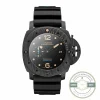 Panerai Submersible replica PAM616 black dial Carbotech case