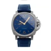 Panerai Luminor Due PAM927 front, blue sunburst dial and gold tone hands