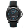 Panerai Luminor Marina PAM1661 front, black dial with bright blue numerals
