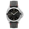 Panerai Luminor Marina PAM1025 front, black sunburst dial and polished case
