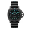 Panerai Submersible Carbotech PAM960 front, black dial with turquoise lume