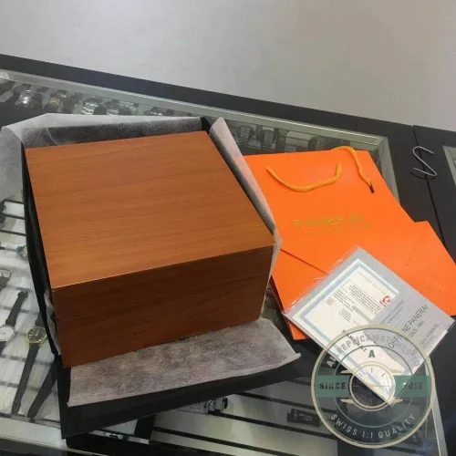 Panerai Fake Watch Accessories replica box military-inspired design with textured finish