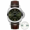 Panerai Luminor 1950 replica PAM 1116 platinum case with distinctive green sandwich dial