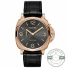Panerai Replica Luminor Due replica PAM908 black sandwich dial Goldtech case