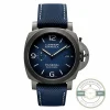 Panerai Luminor Marina replica PAM01663 blue sandwich dial Carbotech case