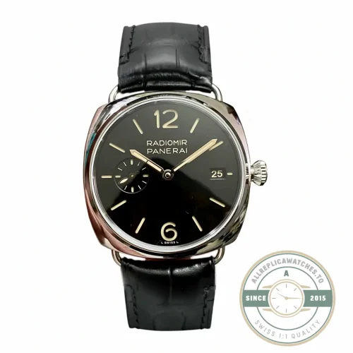 Panerai Radiomir replica PAM 1294 black sandwich dial steel case