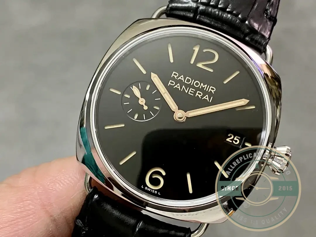 Panerai Radiomir replica PAM 1294 black sandwich dial steel case