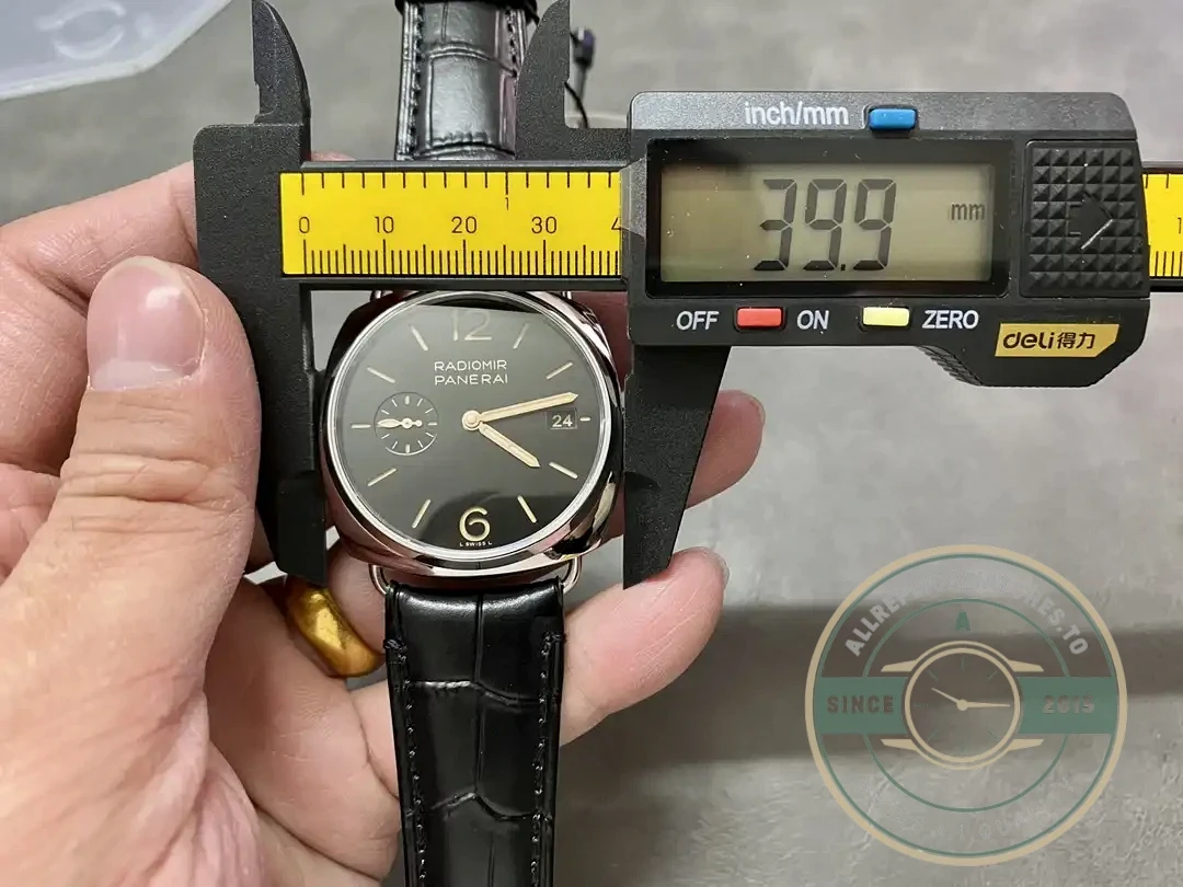 Panerai Radiomir replica PAM 1294 black sandwich dial steel case