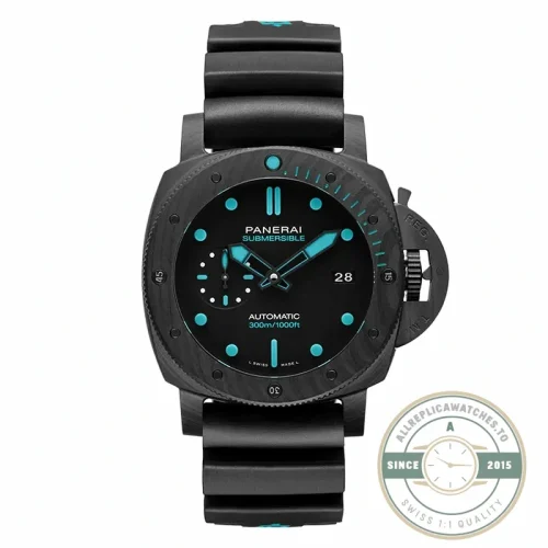 Panerai Submersible replica PAM00960 black Carbotech case and dial