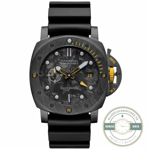 Panerai Submersible replica PAM1324 Carbotech case with grey sandwich dial