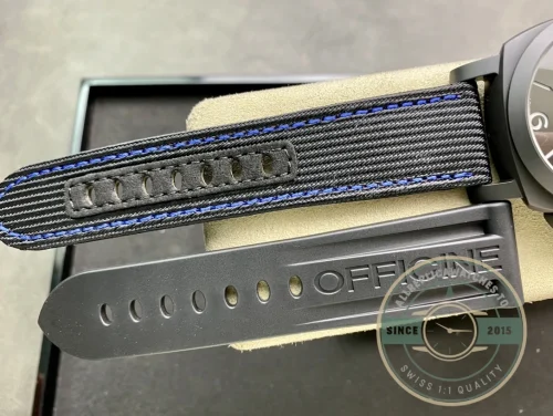 Panerai Luminor replica PAM1176 Carbotech case with grey dial and small seconds