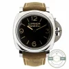 Panerai Luminor 1950 replica PAM372 black sandwich dial 47mm steel case