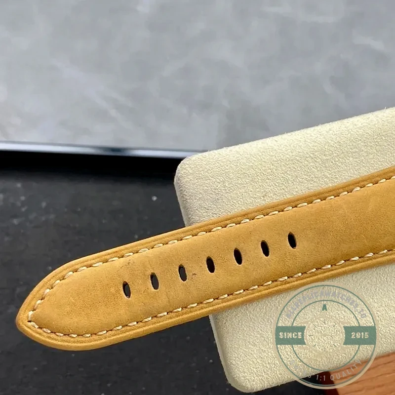 Panerai Luminor 1950 replica PAM372 black sandwich dial 47mm steel case