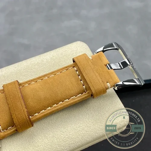 Panerai Luminor 1950 replica PAM372 black sandwich dial 47mm steel case