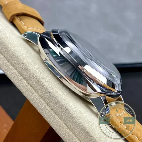 Panerai Luminor 1950 replica PAM372 black sandwich dial 47mm steel case