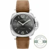 Panerai Replica Luminor Due replica PAM00904 grey sandwich dial steel case