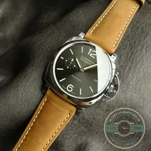 Panerai Replica Luminor Due replica PAM00904 grey sandwich dial steel case