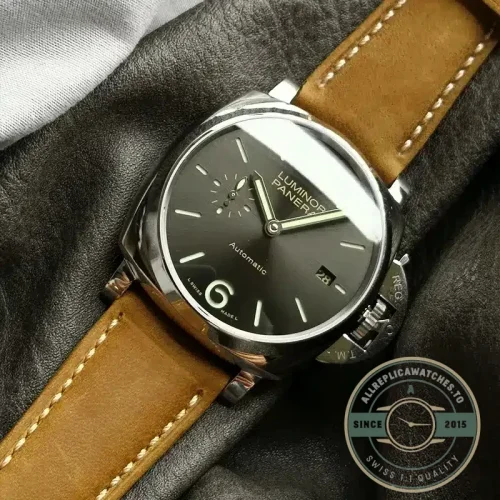 Panerai Replica Luminor Due replica PAM00904 grey sandwich dial steel case