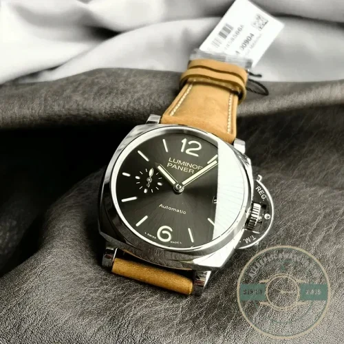 Panerai Replica Luminor Due replica PAM00904 grey sandwich dial steel case