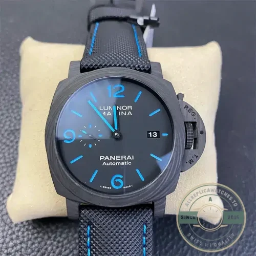 Panerai Luminor Marina replica PAM1661 grey sandwich dial Carbotech case