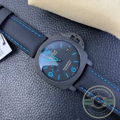 Panerai Luminor Marina replica PAM1661 grey sandwich dial Carbotech case