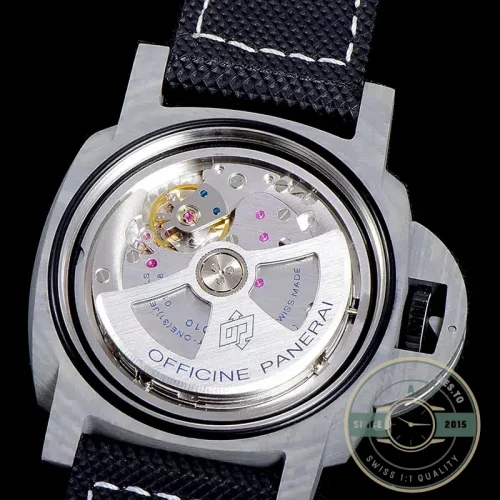 Panerai Luminor Marina replica PAM 1119 grey dial Carbotech case