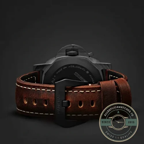 Panerai Luminor replica PAM00661 black Carbotech case with sandwich dial