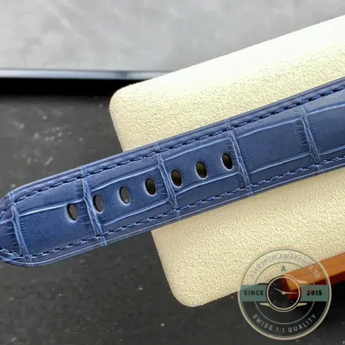 Panerai Luminor Marina replica PAM1664 blue sandwich dial Carbotech case