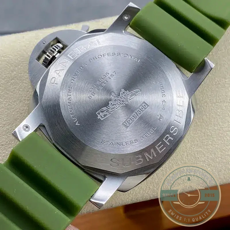 Panerai Submersible replica PAM 1226 white dial sandwich construction steel case