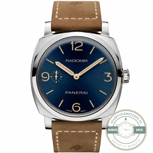 Panerai Replica Radiomir replica PAM690 blue sandwich dial steel case