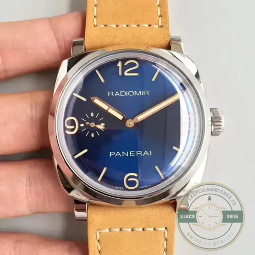 Panerai Replica Radiomir replica PAM690 blue sandwich dial steel case