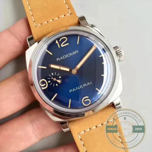 Panerai Replica Radiomir replica PAM690 blue sandwich dial steel case