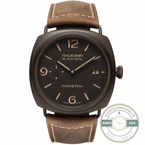 Panerai Replica Radiomir replica PAM 505 brown sandwich dial 40mm case