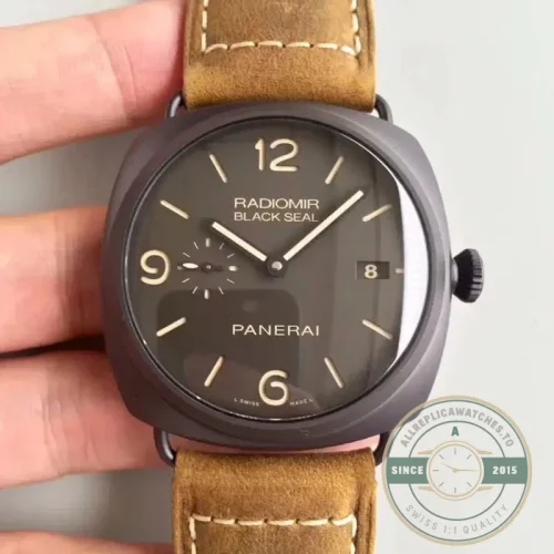 Panerai Replica Radiomir replica PAM 505 brown sandwich dial 40mm case