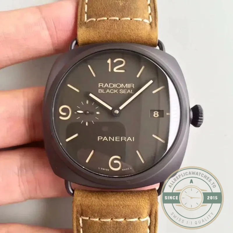Panerai Replica Radiomir replica PAM 505 brown sandwich dial 40mm case