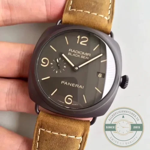 Panerai Replica Radiomir replica PAM 505 brown sandwich dial 40mm case