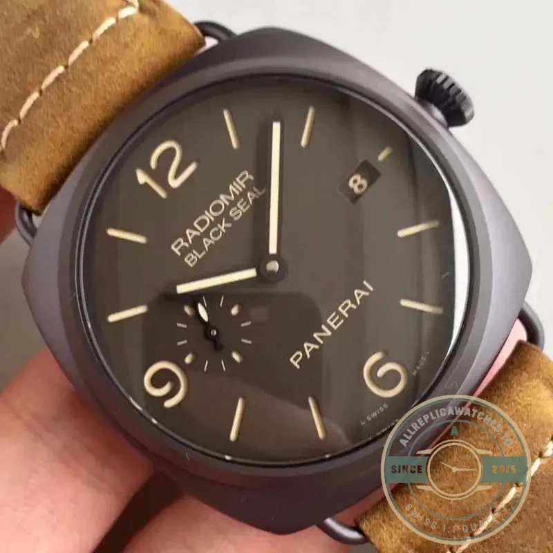 Panerai Replica Radiomir replica PAM 505 brown sandwich dial 40mm case