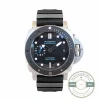 Panerai Submersible replica PAM02683 grey dial Carbotech case