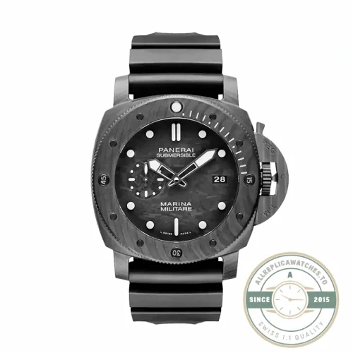 Panerai Replica Submersible replica PAM979 grey dial Carbotech case