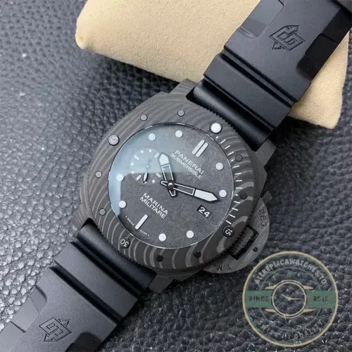 Panerai Replica Submersible replica PAM979 grey dial Carbotech case