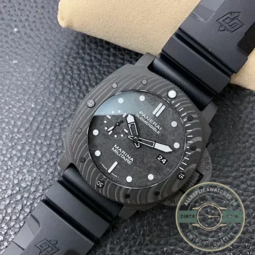 Panerai Replica Submersible replica PAM979 grey dial Carbotech case