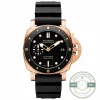 Panerai Submersible replica PAM00974 stealth black dial Goldtech case