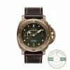 Panerai Luminor replica Submersible PAM382 grey dial Carbotech case