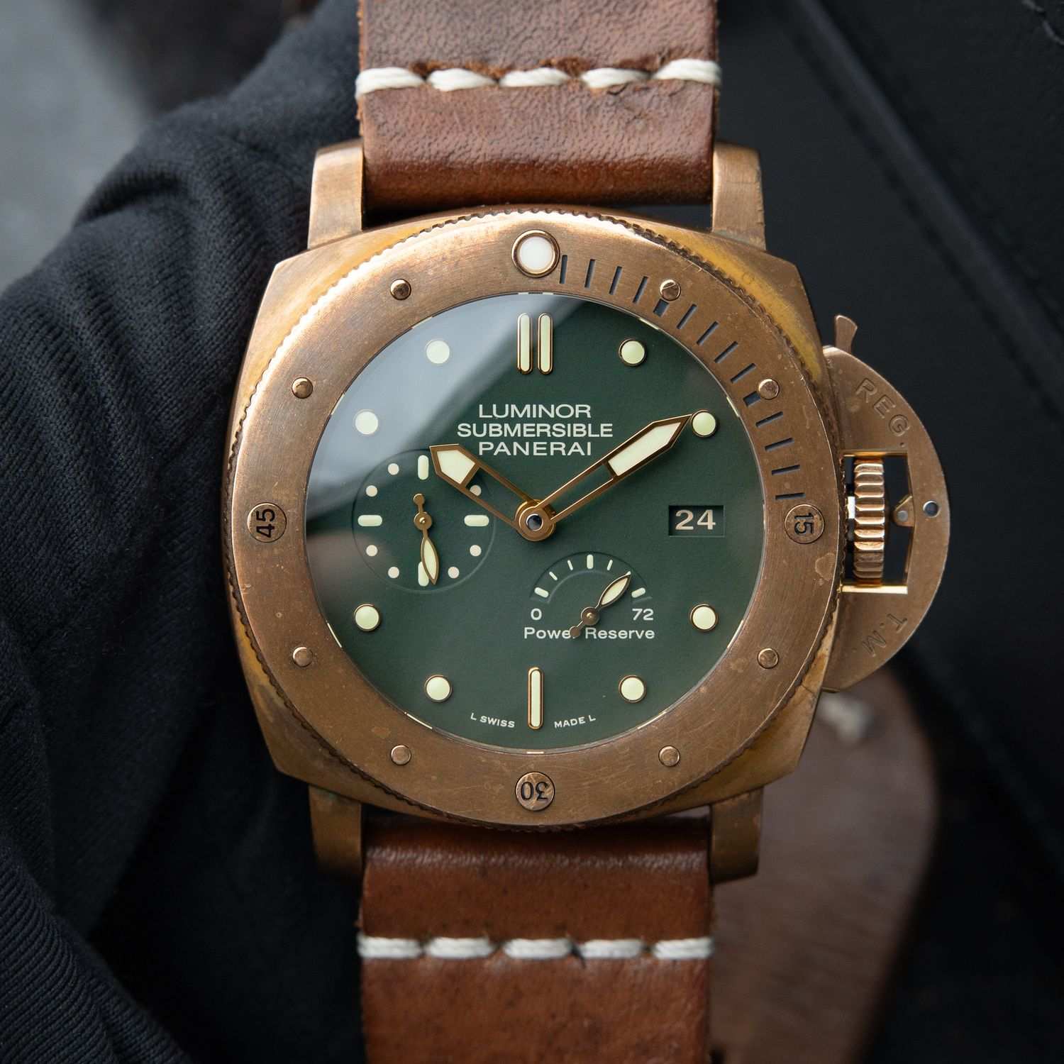 Panerai Bronzo Patina Green